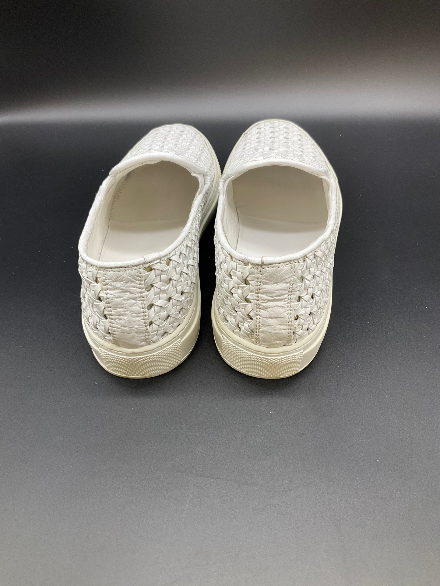 Rocco P White Slip On Sneakers Size 40