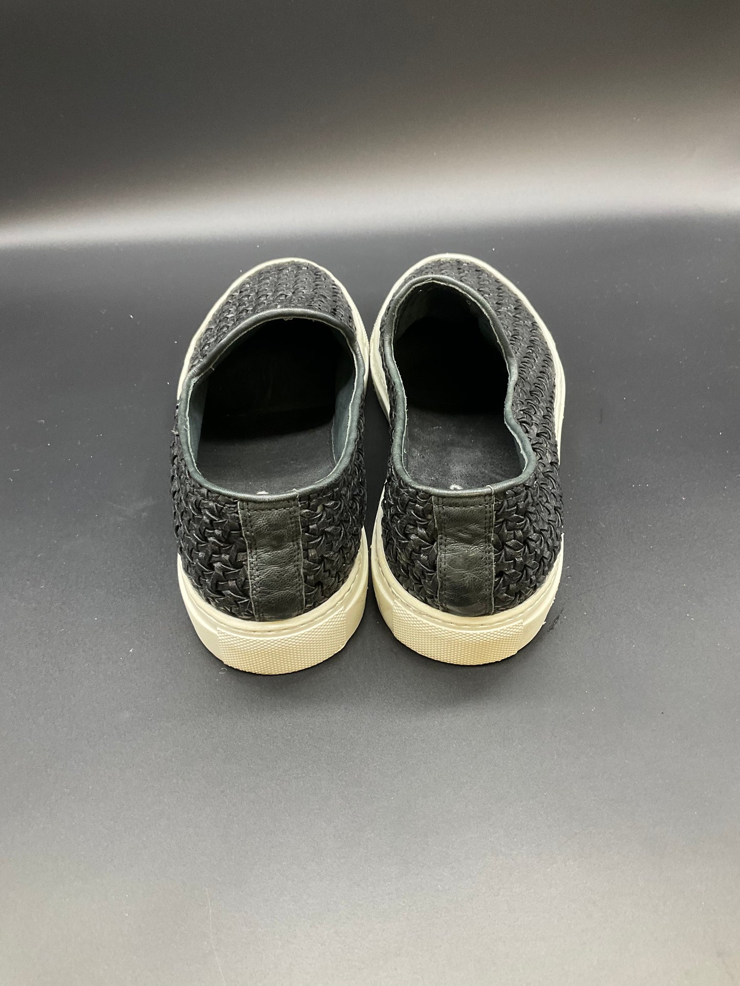 Rocco P Black Slip On Sneakers Size 40