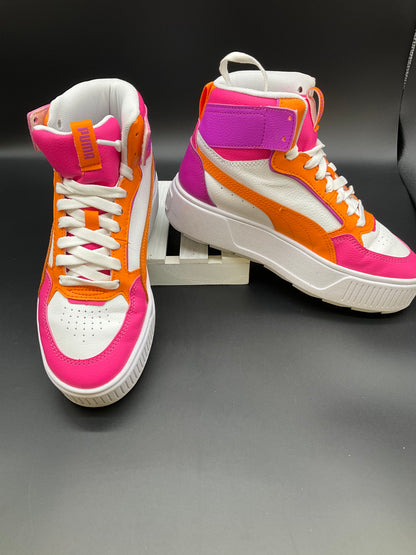 Puma Girls' Big Kid Karmen Rebelle Mid Sneakers Size 4.5