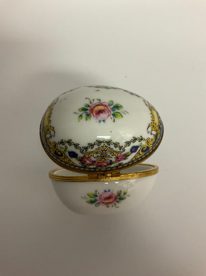 Limoges Porcelain Egg Box