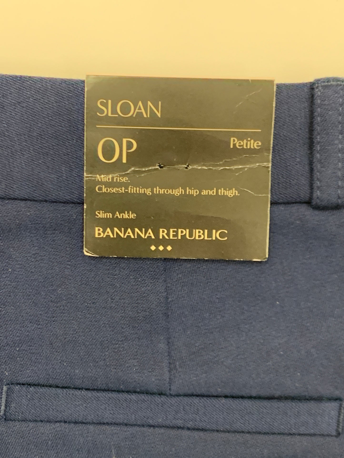 Banana Republic Navy Pants Size 0 Petite NWT