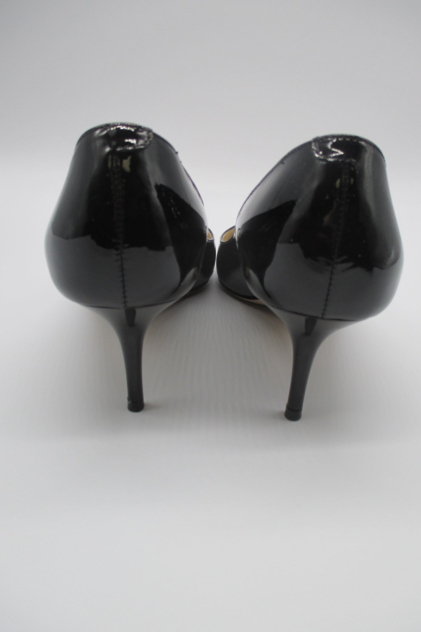 Jimmy Choo Patent Leather Open Toe Size 36.5