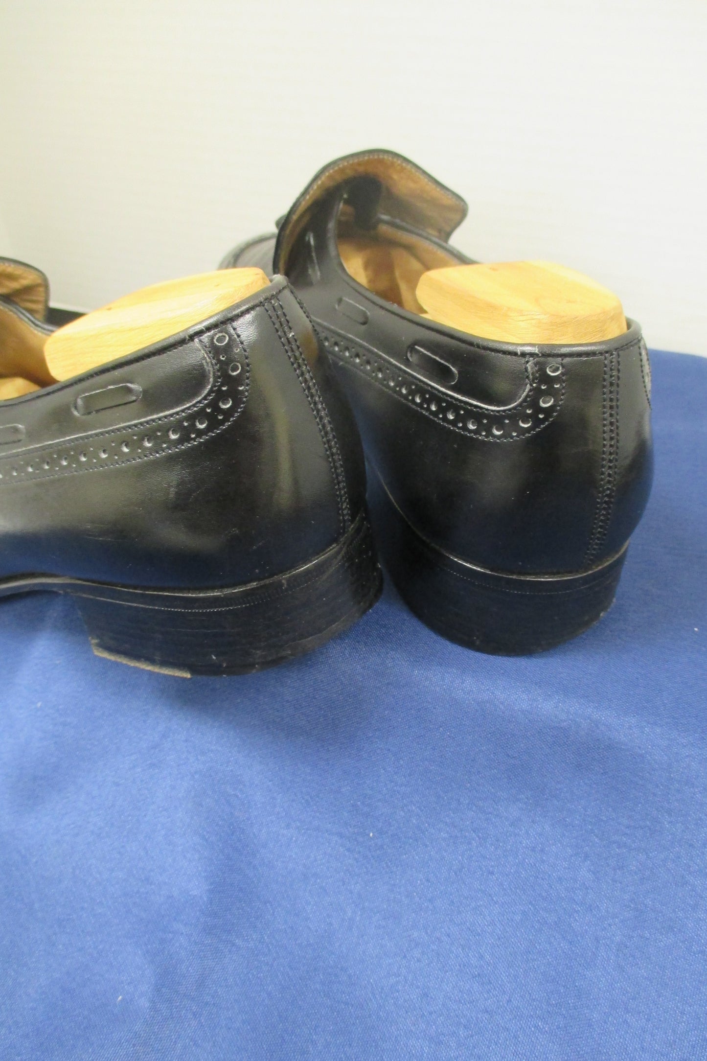 Ferragamo Black Tassel Loafers Size 6.5E