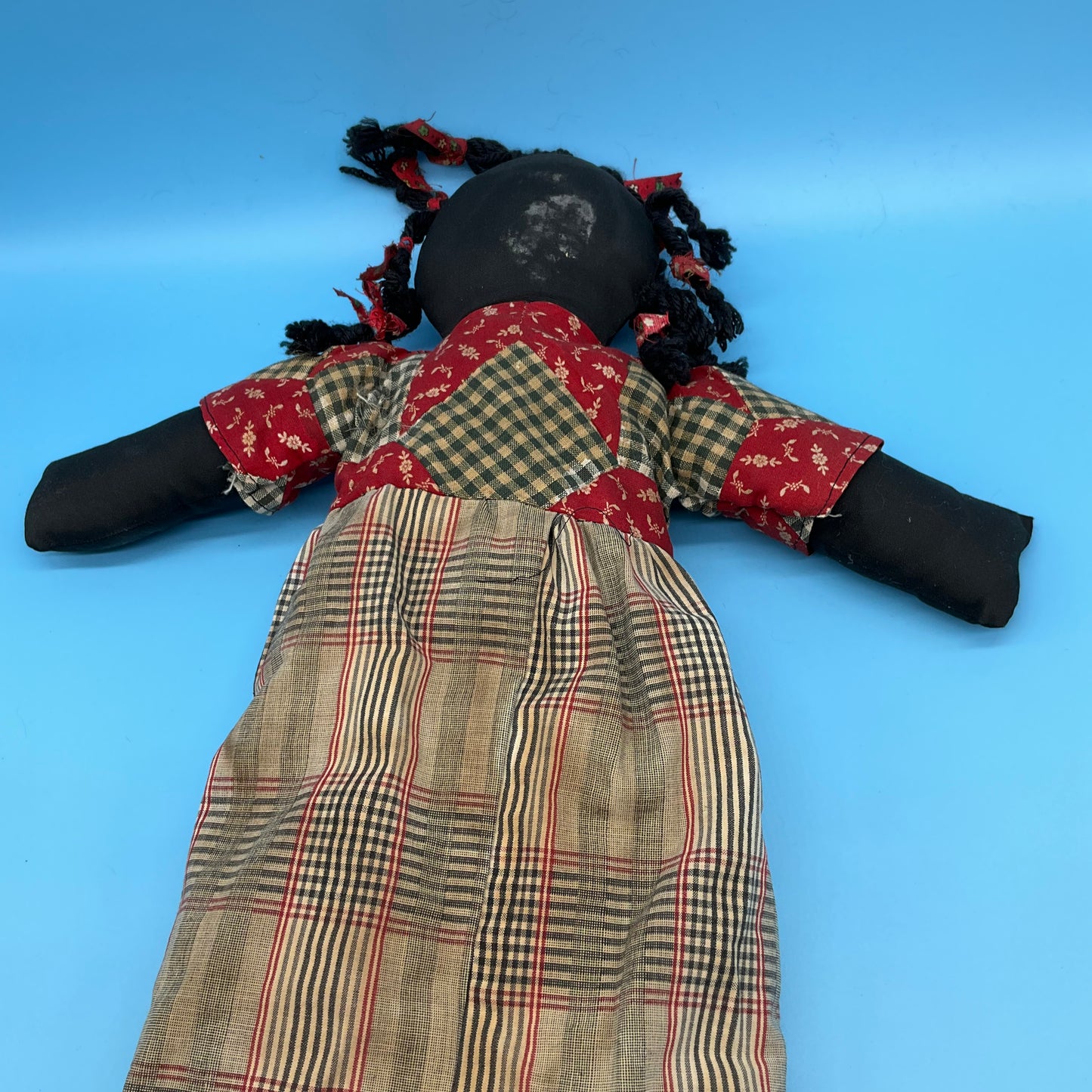 Black American Rag Doll 17"
