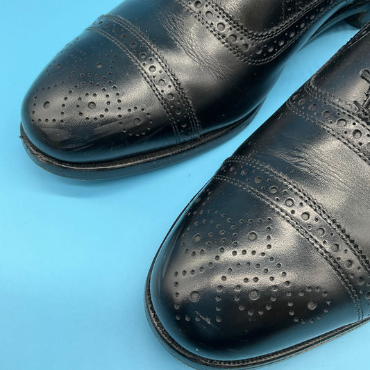 Allen Edmonds Black Cap-Toe Oxford Dress Shoe  Size 10D