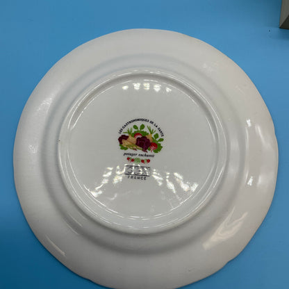 Gien France Cocktail Plates - set of 8