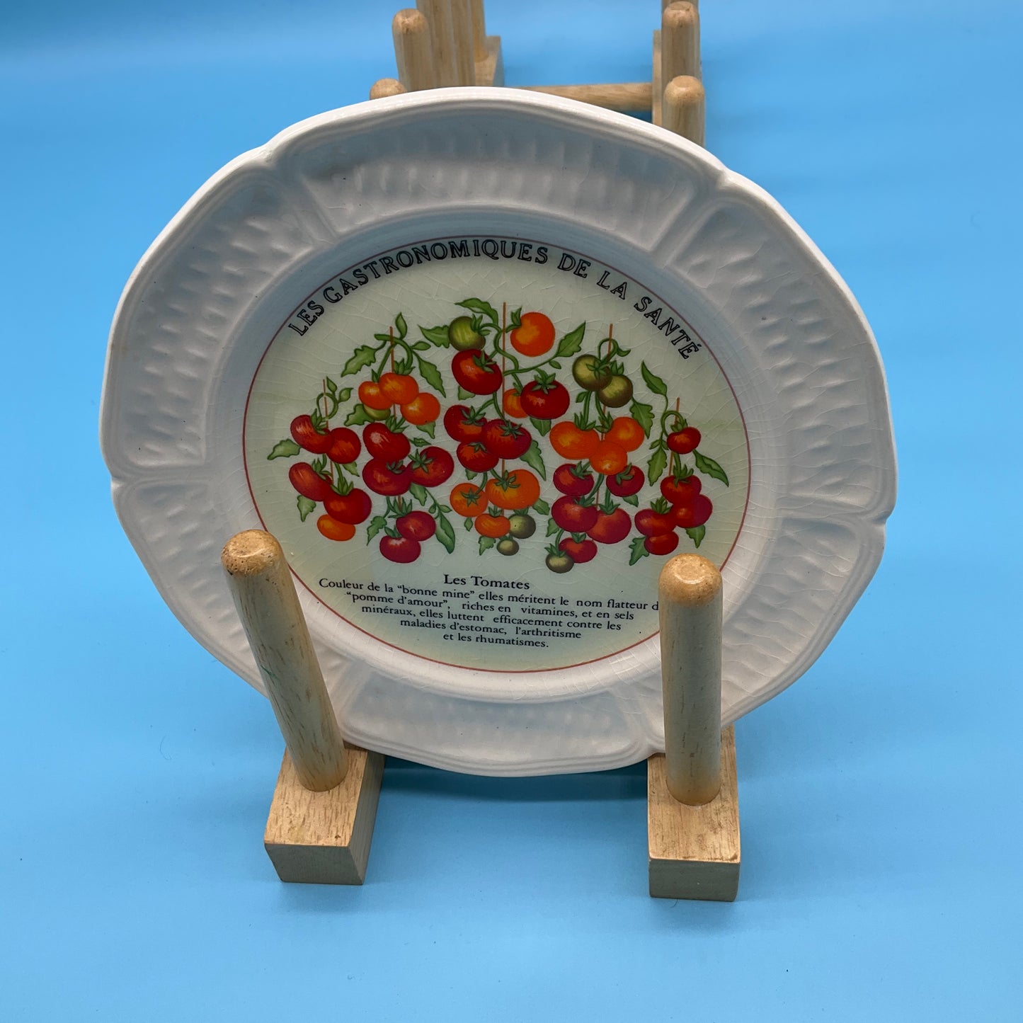 Gien France Cocktail Plates - set of 8