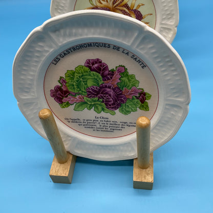 Gien France Cocktail Plates - set of 8